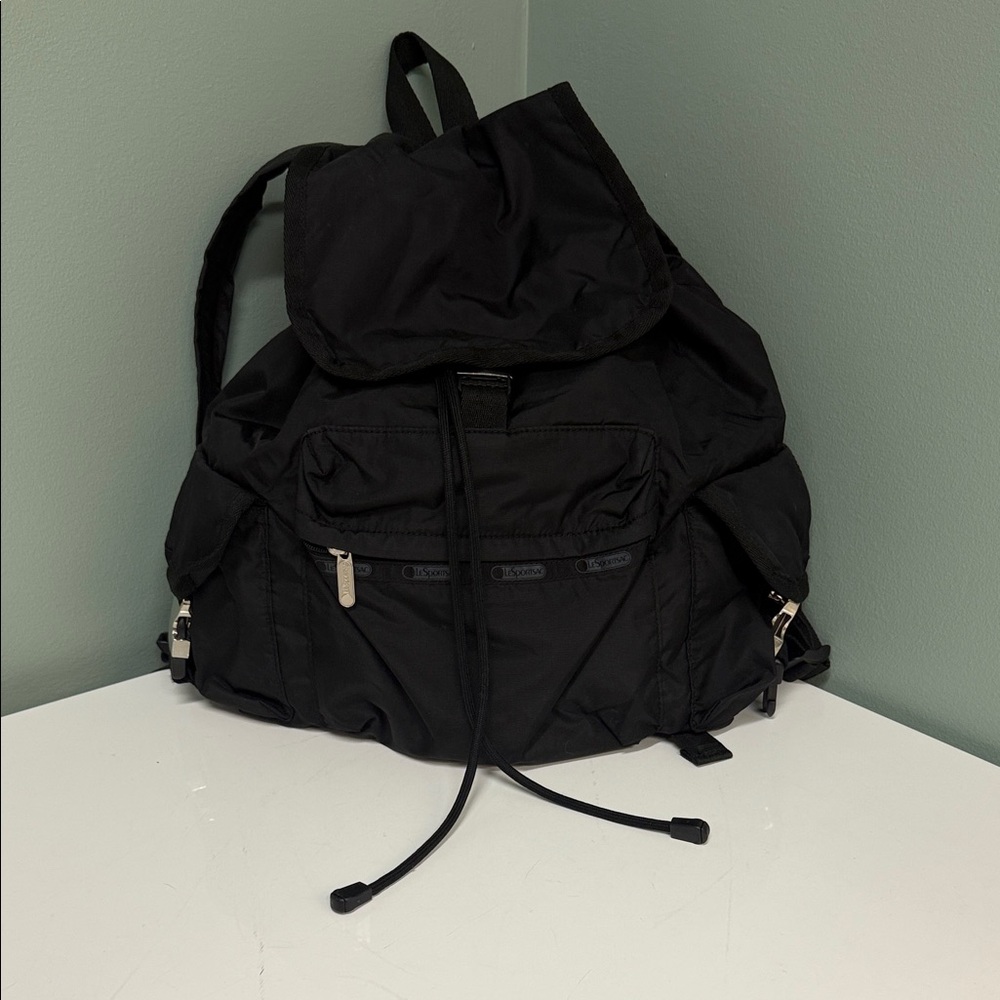 LeSportsac Black Travel Backpack
